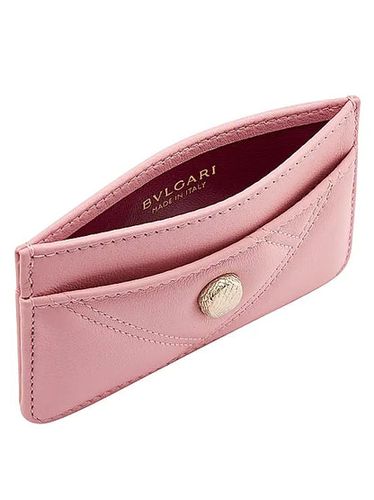 Cabochon Leather Card Case