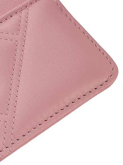 Cabochon Leather Card Case