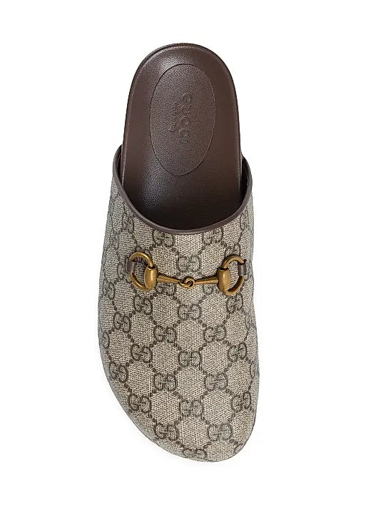 Sol Monogram Coated Canvas Slides