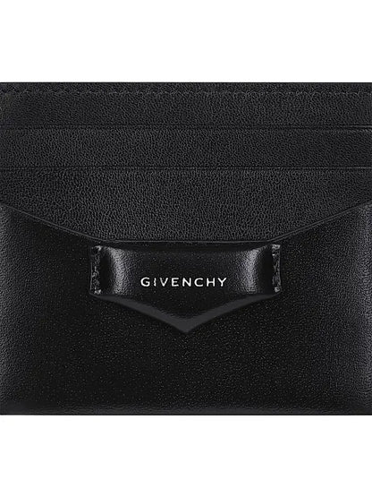 Antigona Card Holder in Box Leather