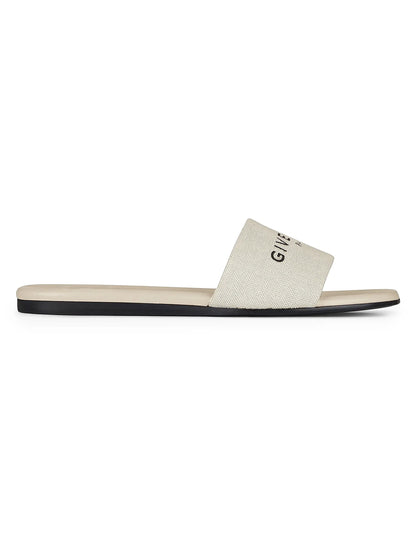 4G Flat Mules in Canvas