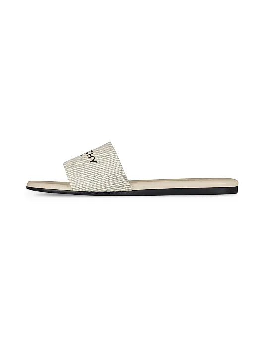 4G Flat Mules in Canvas