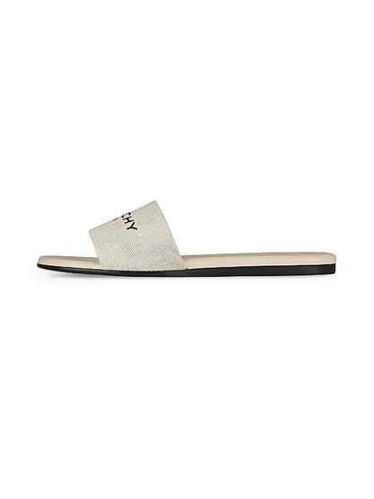 4G Flat Mules in Canvas