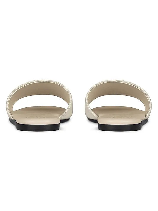 4G Flat Mules in Canvas