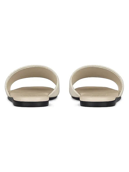4G Flat Mules in Canvas