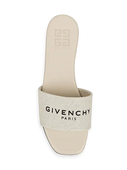4G Flat Mules in Canvas