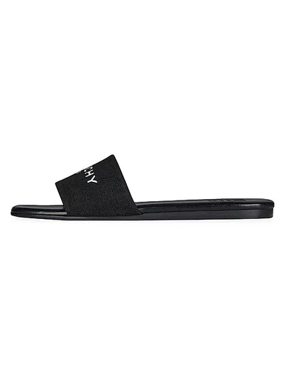 4G Flat Mules in Canvas