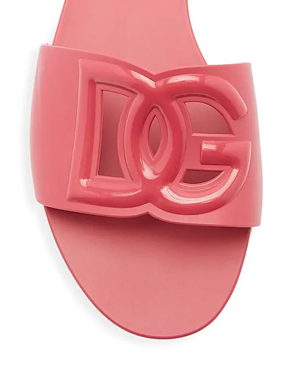 Interlock Logo Rubber Slides