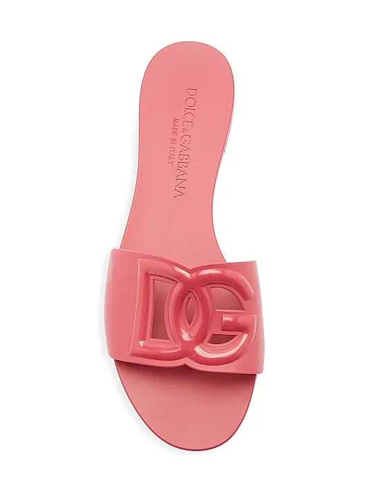 Interlock Logo Rubber Slides