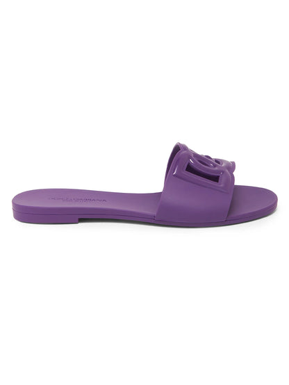Interlock Logo Rubber Slides