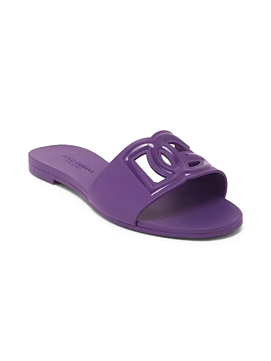 Interlock Logo Rubber Slides