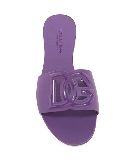Interlock Logo Rubber Slides