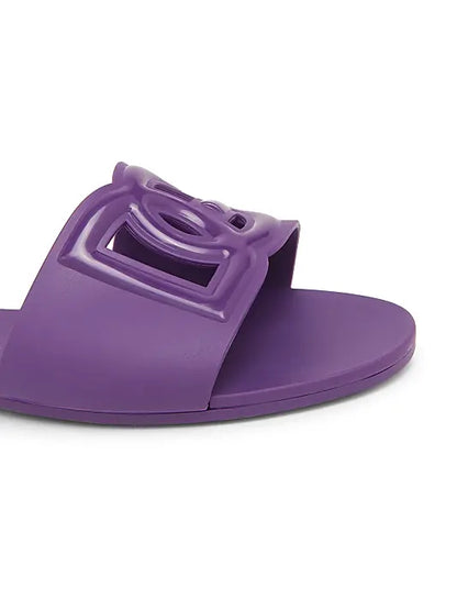 Interlock Logo Rubber Slides