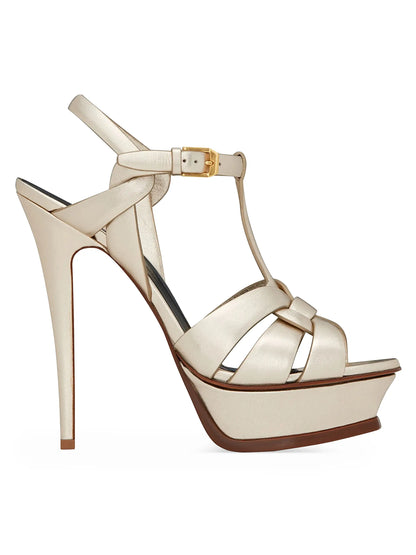 Tribute Sandals In Metallic Leather