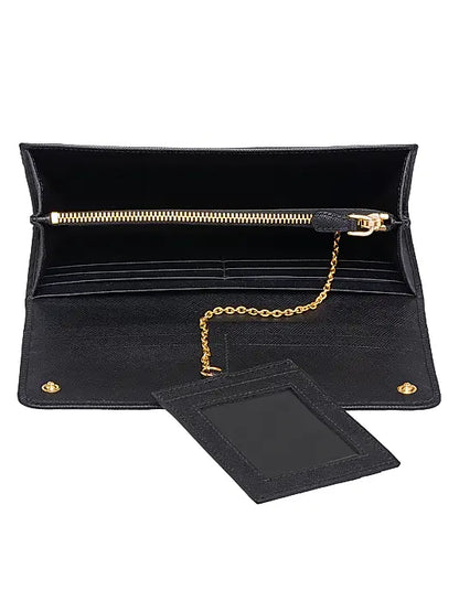 Large Saffiano Leather Wallet