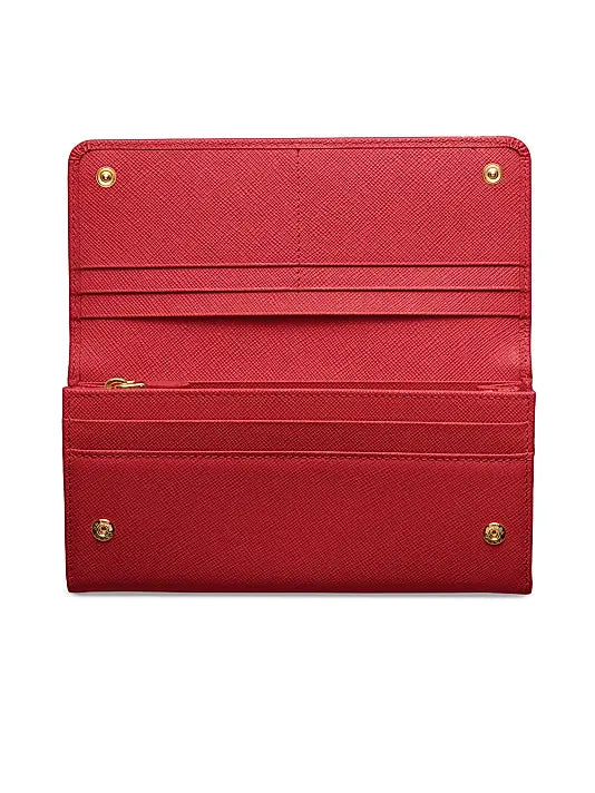 Large Saffiano Leather Wallet