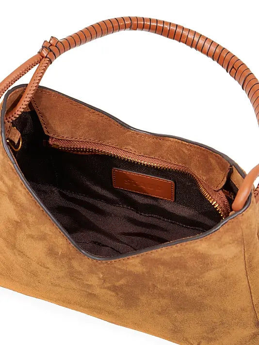 Valerie Suede Shoulder Bag