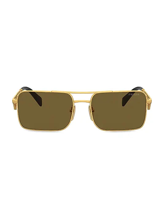 A52S 56MM Rectangular Sunglasses
