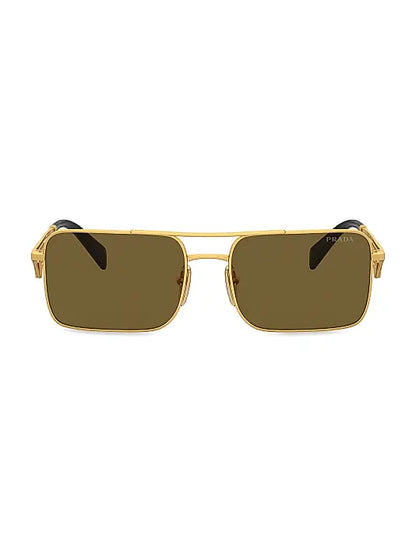 A52S 56MM Rectangular Sunglasses