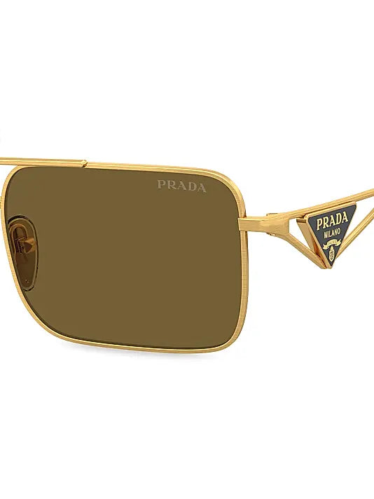 A52S 56MM Rectangular Sunglasses