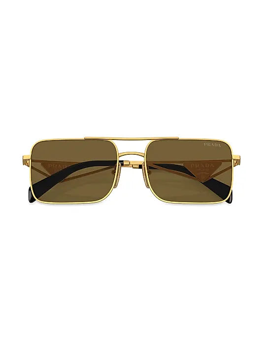 A52S 56MM Rectangular Sunglasses