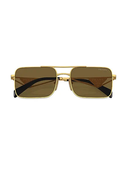 A52S 56MM Rectangular Sunglasses