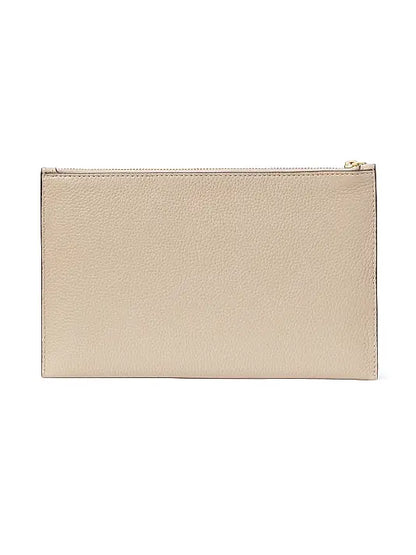 Ava Pebbled Leather Wristlet