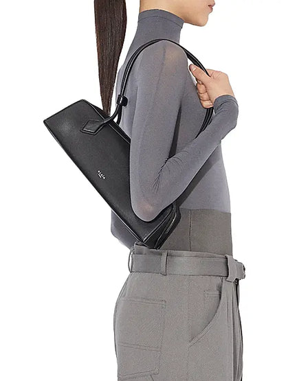 Le Teckel Leather Shoulder Bag