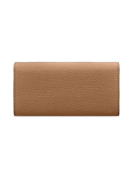 Long Leather Flap Wallet