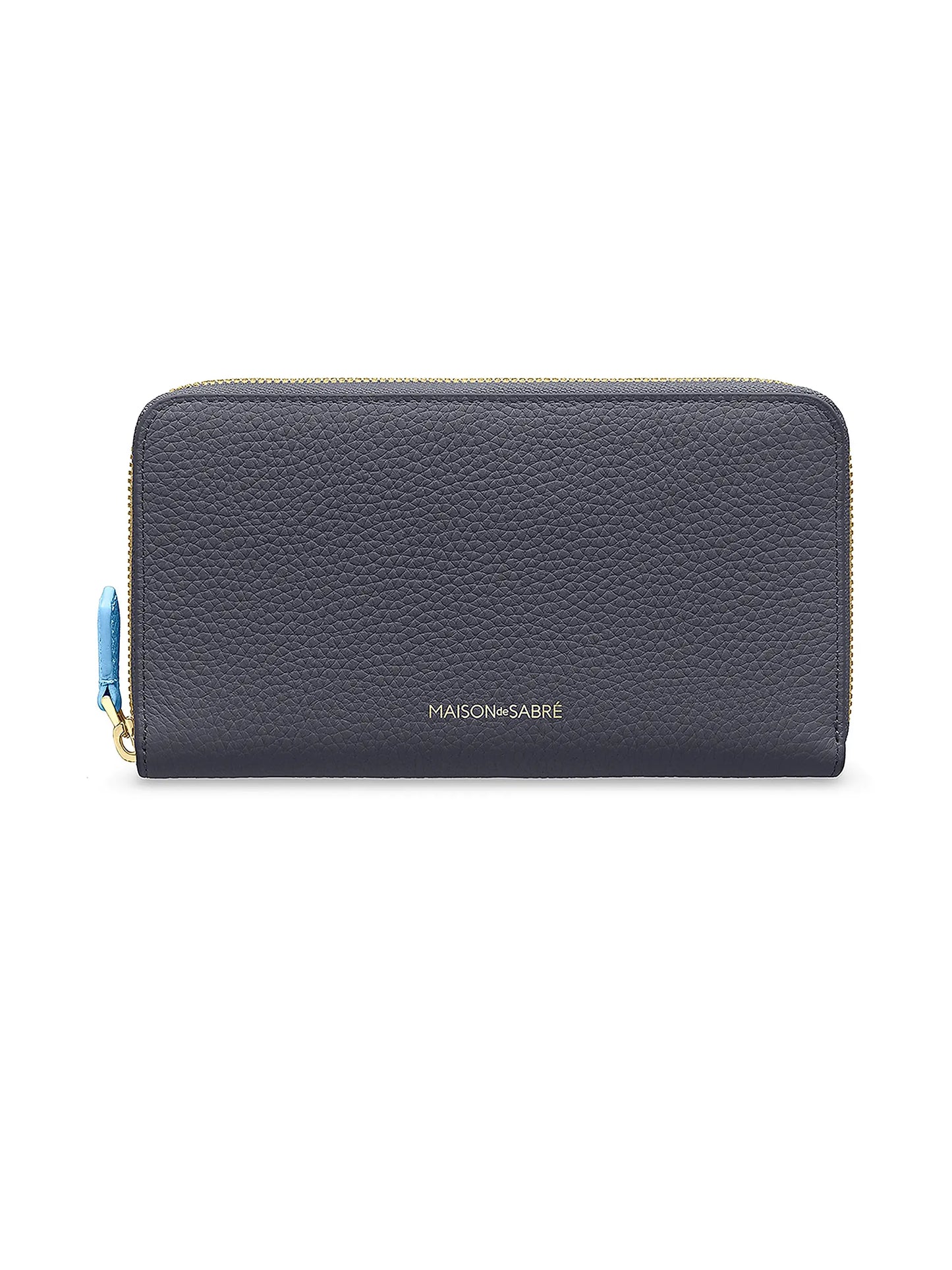 Long Leather Zip Wallet