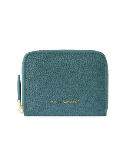 Small Leather Zipped Wallet