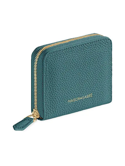 Small Leather Zipped Wallet