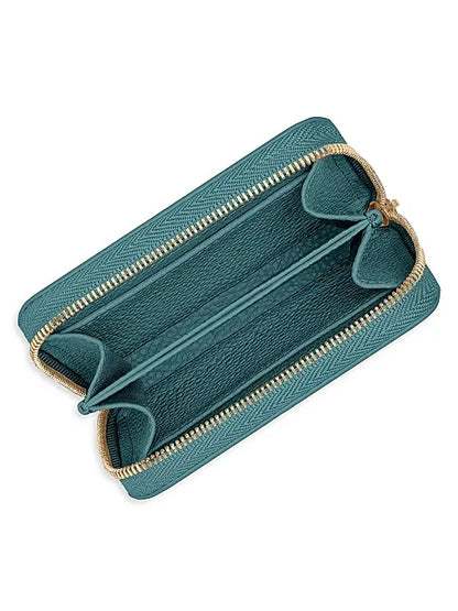 Small Leather Zipped Wallet