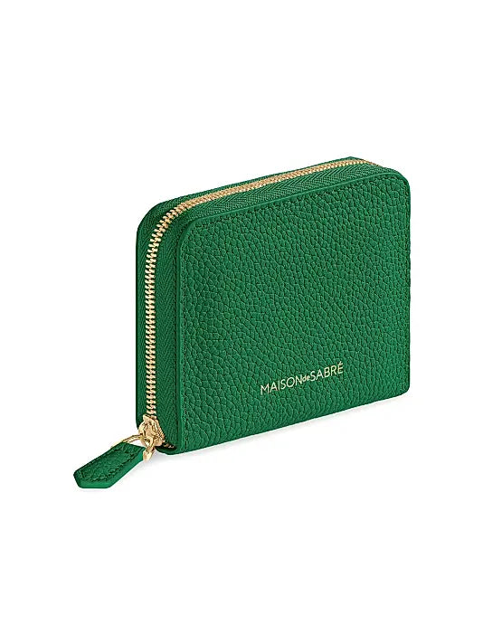 Small Leather Zipped Wallet