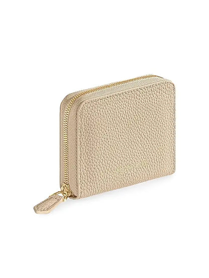 Small Leather Zipped Wallet