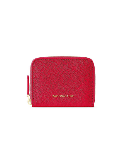 Small Leather Zipped Wallet