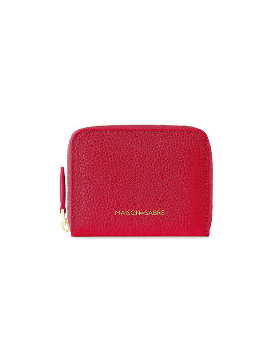 Small Leather Zipped Wallet