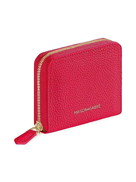 Small Leather Zipped Wallet