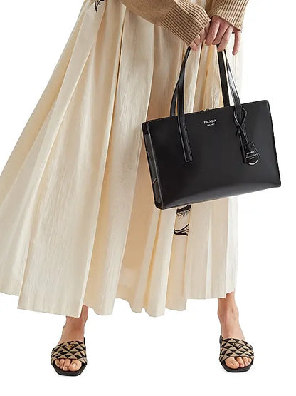 Embroidered Fabric Slides