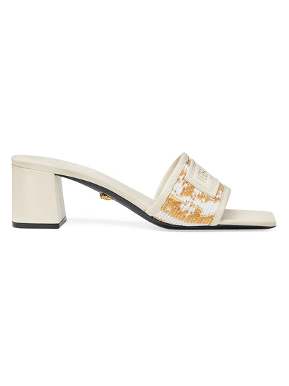 Athena 50MM Raffia Mules