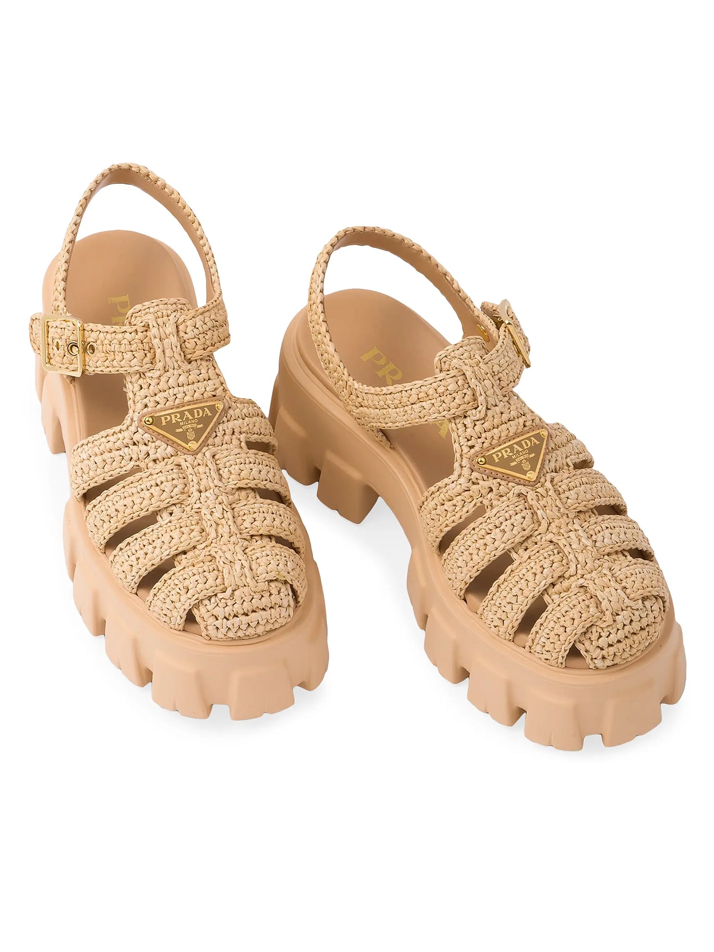 Monolith Crochet Cage Sandals