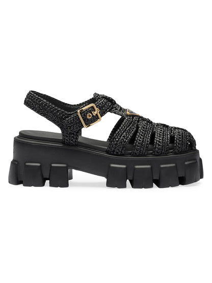Monolith Crochet Cage Sandals