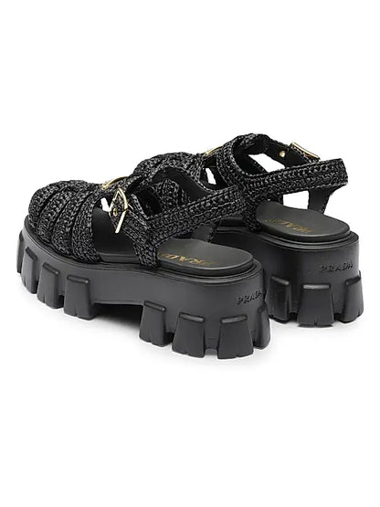 Monolith Crochet Cage Sandals