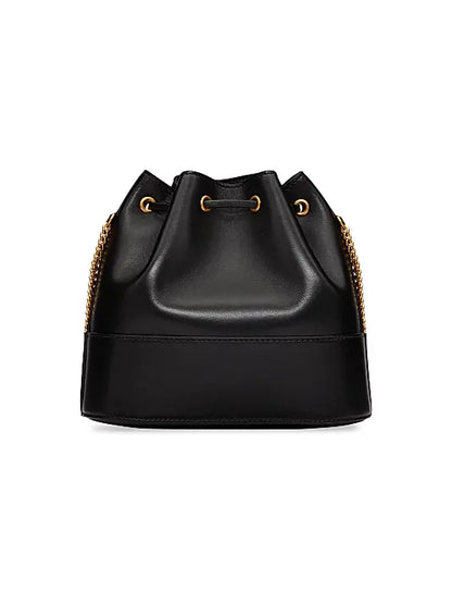 Mini Bucket Bag in Nappa with Vlogo Signature Chain