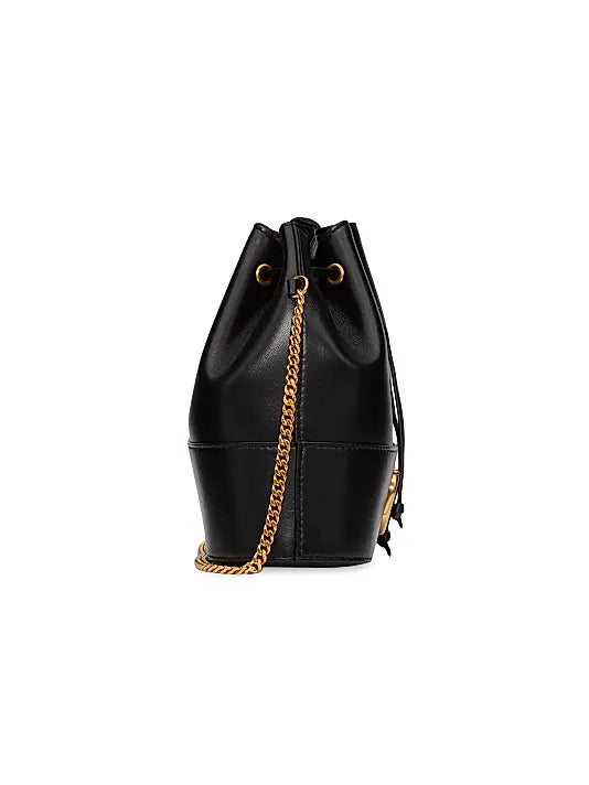 Mini Bucket Bag in Nappa with Vlogo Signature Chain