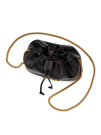 Mini Bucket Bag in Nappa with Vlogo Signature Chain