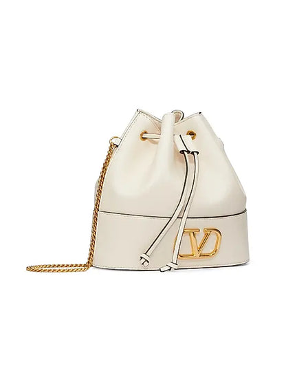 Mini Bucket Bag in Nappa with Vlogo Signature Chain