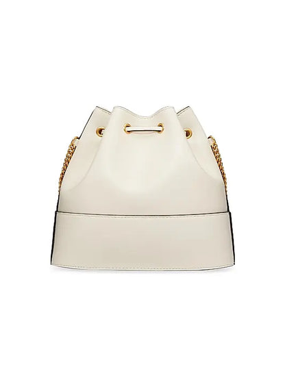 Mini Bucket Bag in Nappa with Vlogo Signature Chain