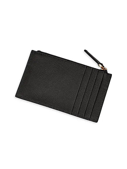 VLogo Signature Grainy Calfskin Cardholder