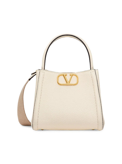 Valentino Garavani Alltime Small Handbag in Grainy Calfskin